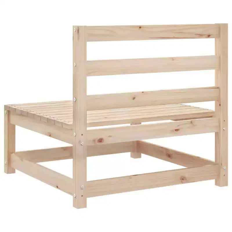 vidaXL Salon de jardin 9 pcs Bois de pin massif
