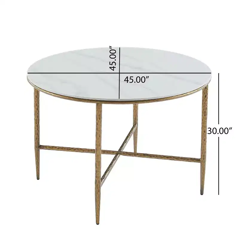 Christopher Knight Home Valeska, ensemble de 5 pièces : table à manger en pierre frittée forgée à la main, style industriel de luxe, avec chaises de salle à manger rembourrées.