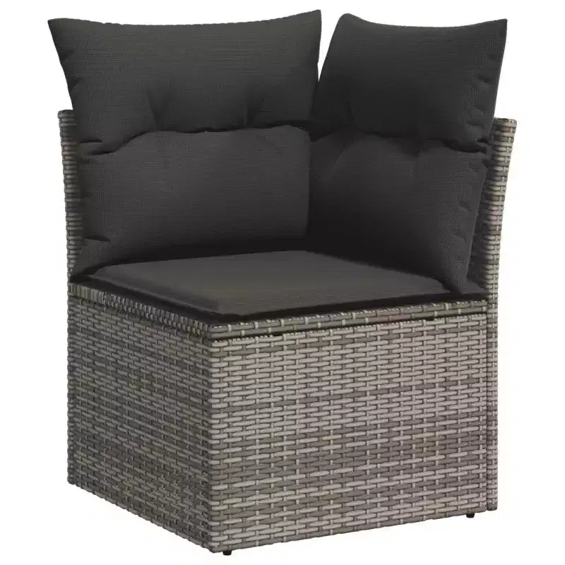 vidaXL Salon de jardin avec coussins de différentes couleurs