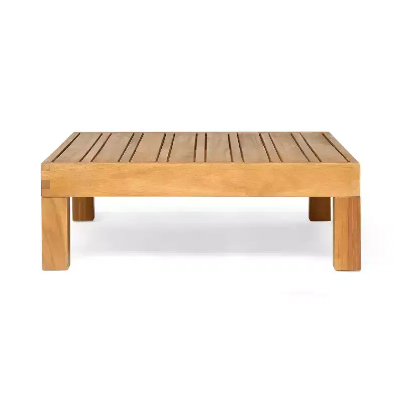 Christopher Knight Home Oana Ensemble de conversation avec canapé trois places en bois d'acacia et coussins pour l'extérieur