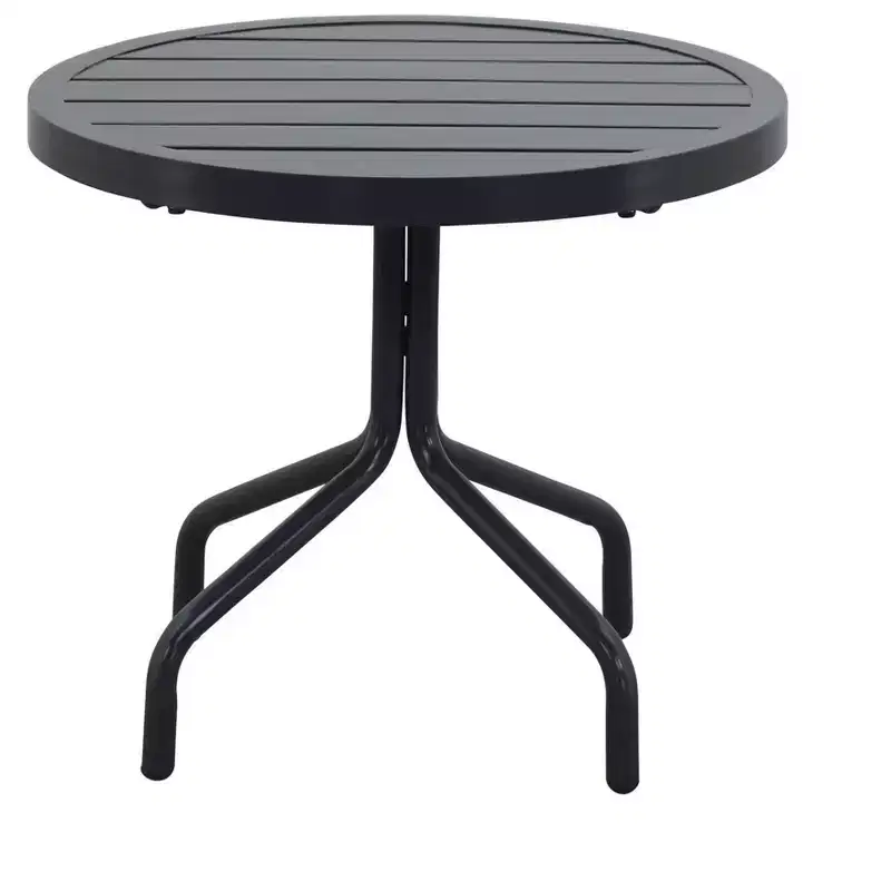 Ensemble de chaises longues de jardin 5 pièces Courtyard Casual Santa Fe avec ottomans Comprend deux chaises longues inclinables et deux ottomans et une table d'appoint