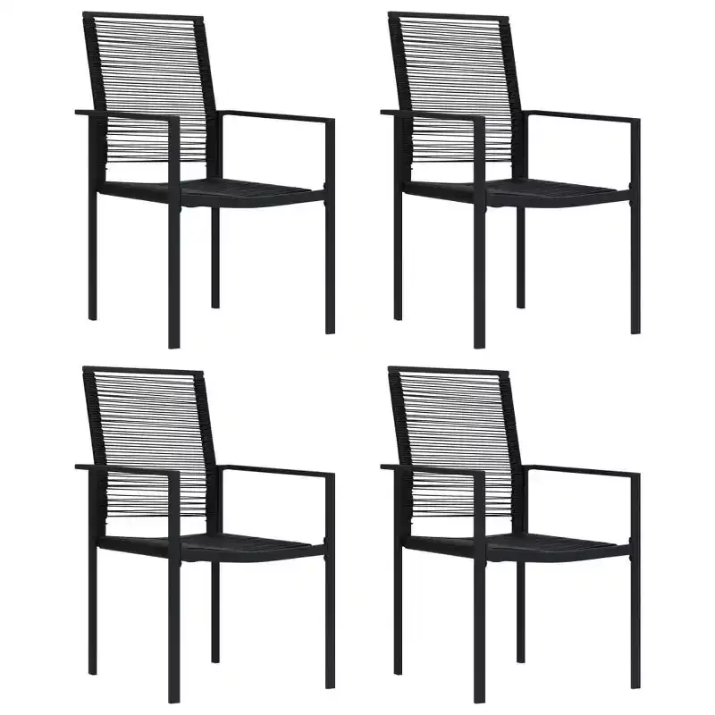vidaXL Ensemble de salle à manger Noir Verre Standard Durable
