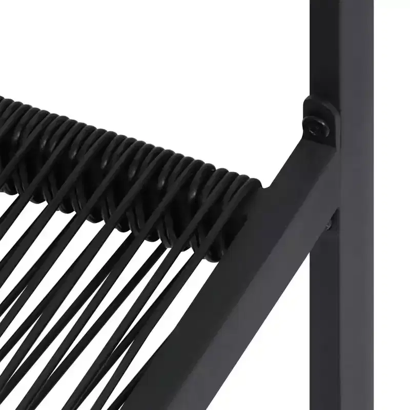 vidaXL Ensemble de salle à manger Noir Verre Standard Durable