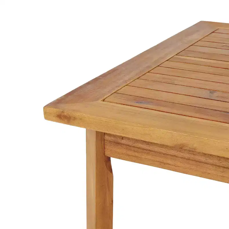 Christopher Knight Home Bianca Ensemble de conversation sectionnel 5 places en bois d'acacia pour extérieur avec coussins, teck/gris foncé