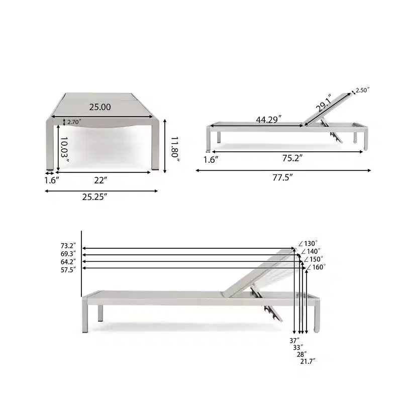 Ensemble de mobilier de jardin 7 pièces en aluminium Cape Coral – Kaki – Christopher Knight Home : Résistant aux intempéries, fauteuils de salon et de club
