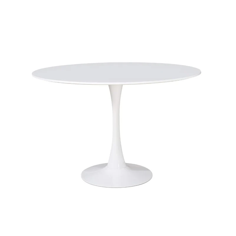 Tavolo rotondo colore bianco opaco 120x73H cm - Errin