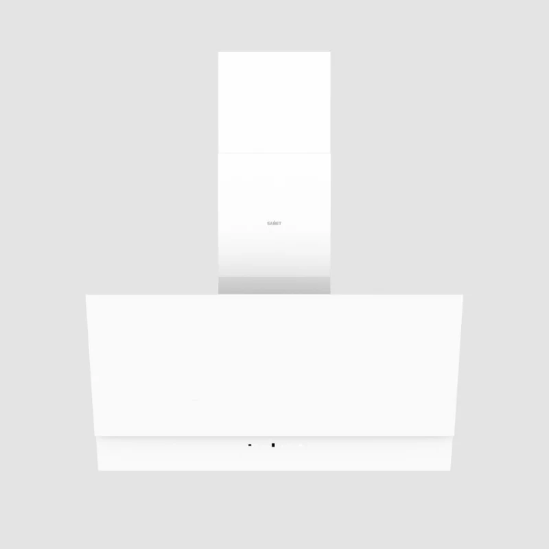 Cappa in vetro temperato colore bianco 90 cm - Samet Estia