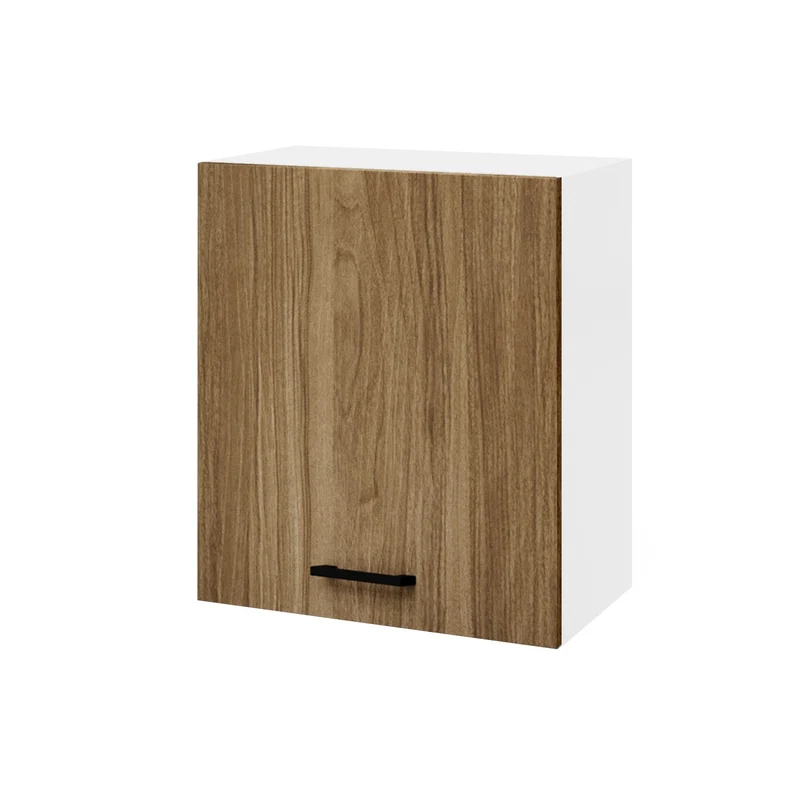 Pensile cucina con anta colore noce naturale 60x32x72H cm