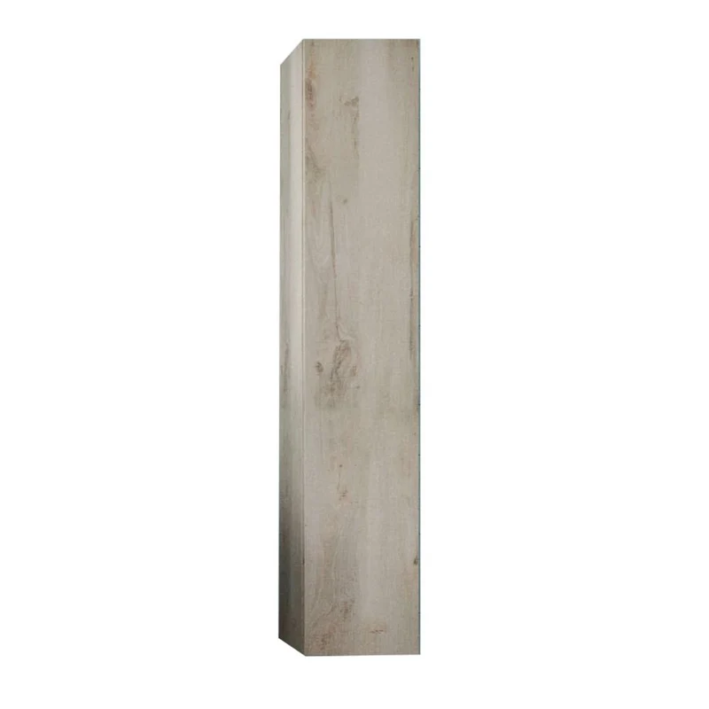 Colonna bagno sospesa con anta e ripiani colore pino bianco 25x138H cm - Allis