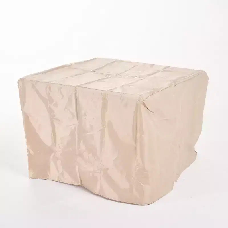 GDFStudio Venise Ensemble d'extérieur 5 pièces avec fauteuil pivotant en osier et foyer avec coussins