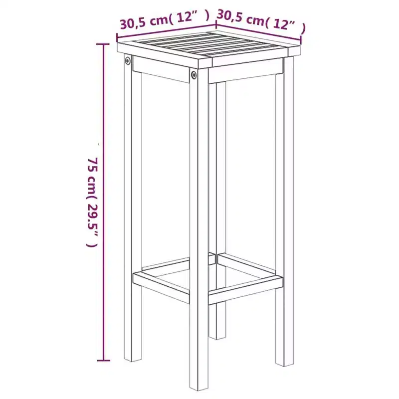 vidaXL Ensemble de salle à manger de patio en bois d'acacia massif - Meubles d'extérieur 3 pièces avec plateau de table robuste et sièges confortables