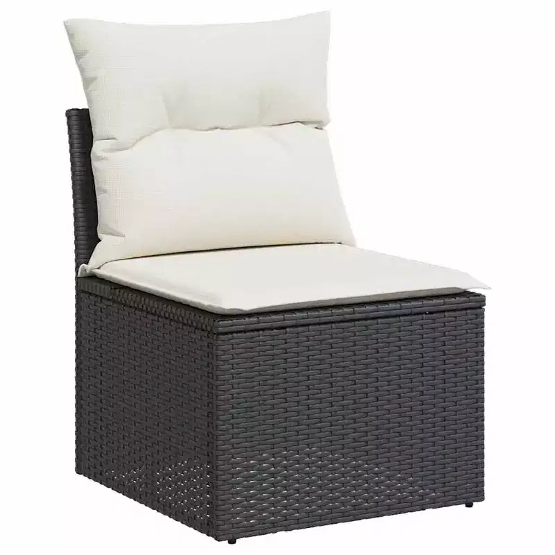 vidaXL Salon de jardin moderne avec coussins de diverses couleurs