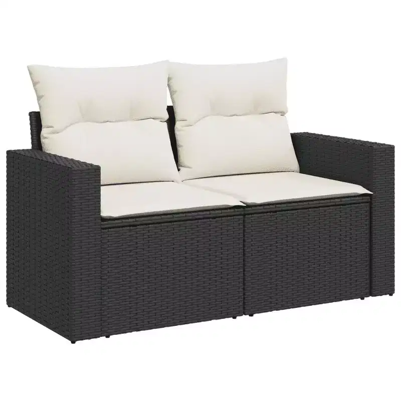 vidaXL Salon de jardin moderne avec coussins de diverses couleurs