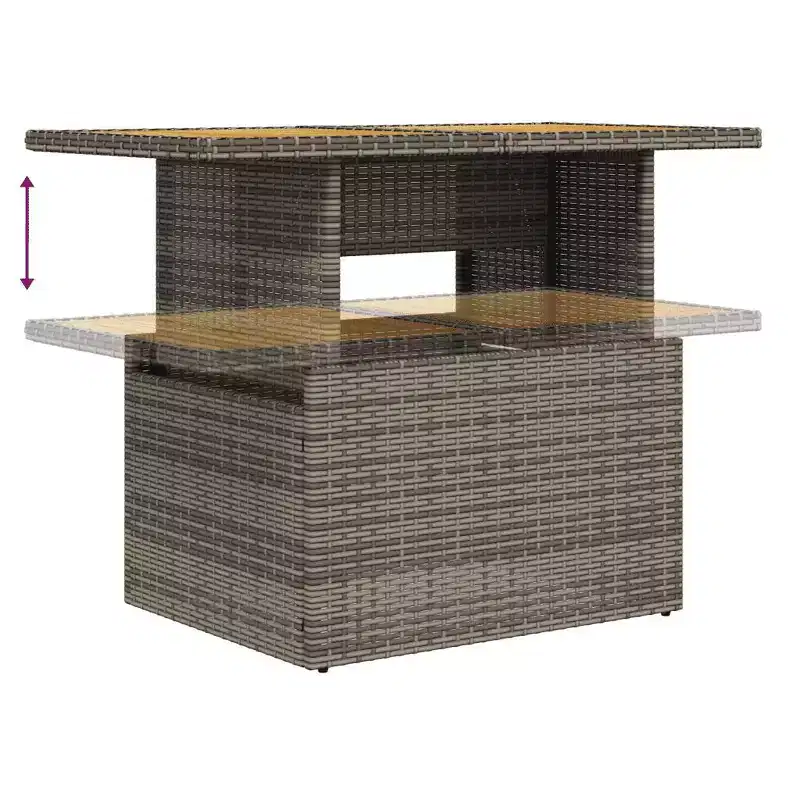 vidaXL Salon de jardin moderne avec coussins de diverses couleurs
