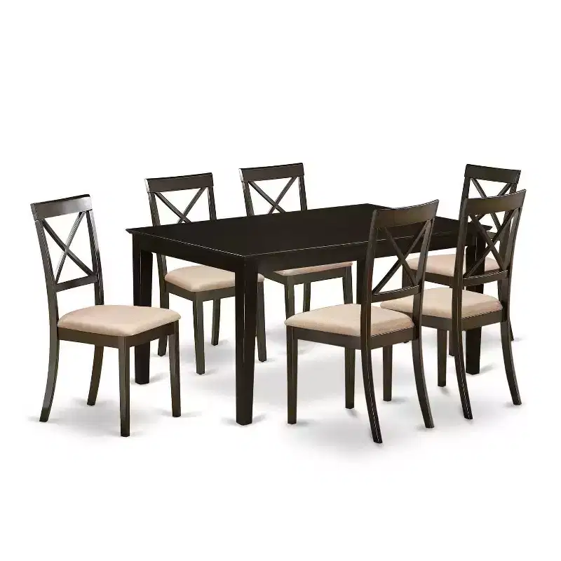 Ensemble table et chaises de salle à manger vintage - Ensemble de salle à manger moderne Capri pour cuisine ou salle à manger