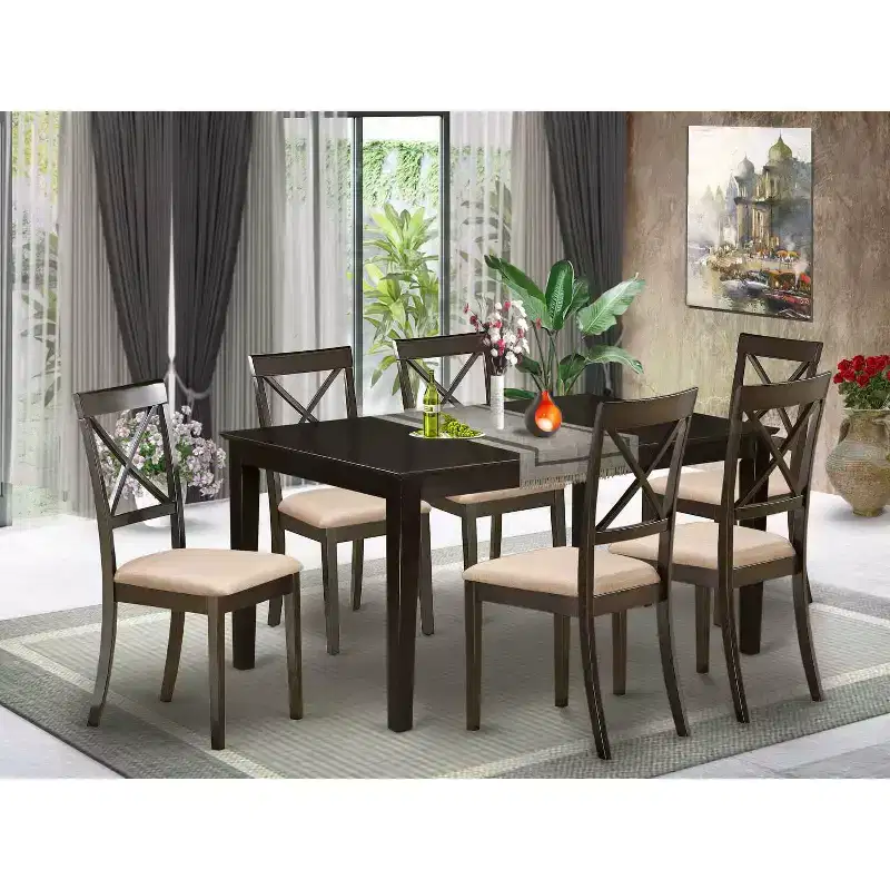 Ensemble table et chaises de salle à manger vintage - Ensemble de salle à manger moderne Capri pour cuisine ou salle à manger