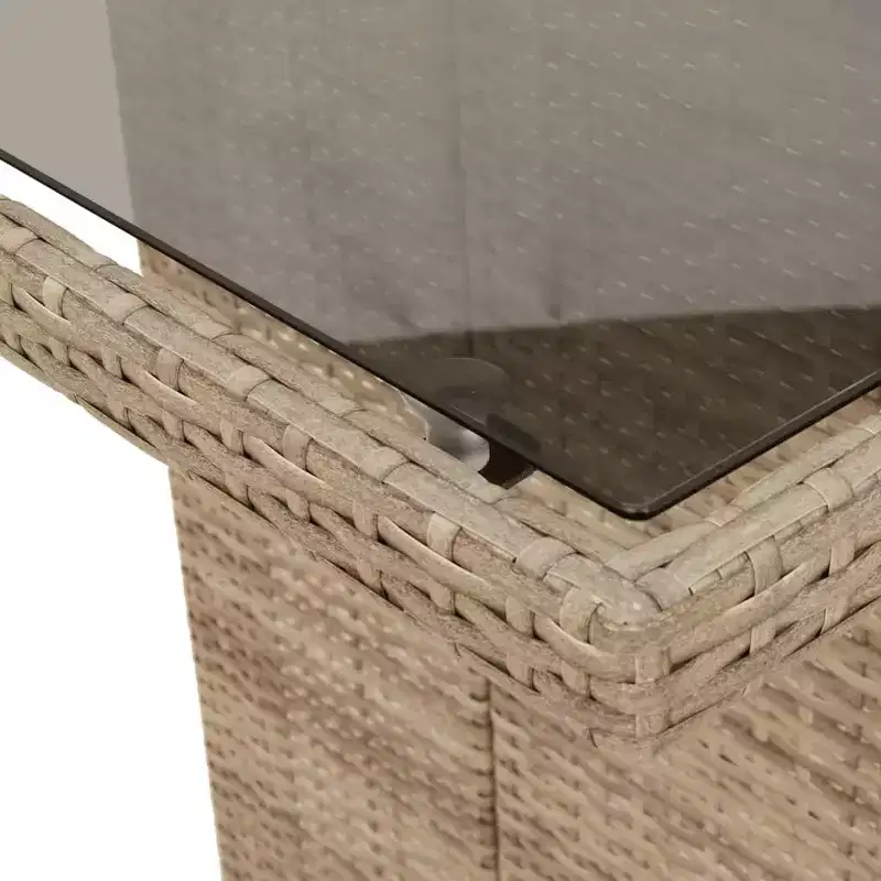 vidaXL Ensemble de Repas de Jardin avec Coussins en Plusieurs Couleurs