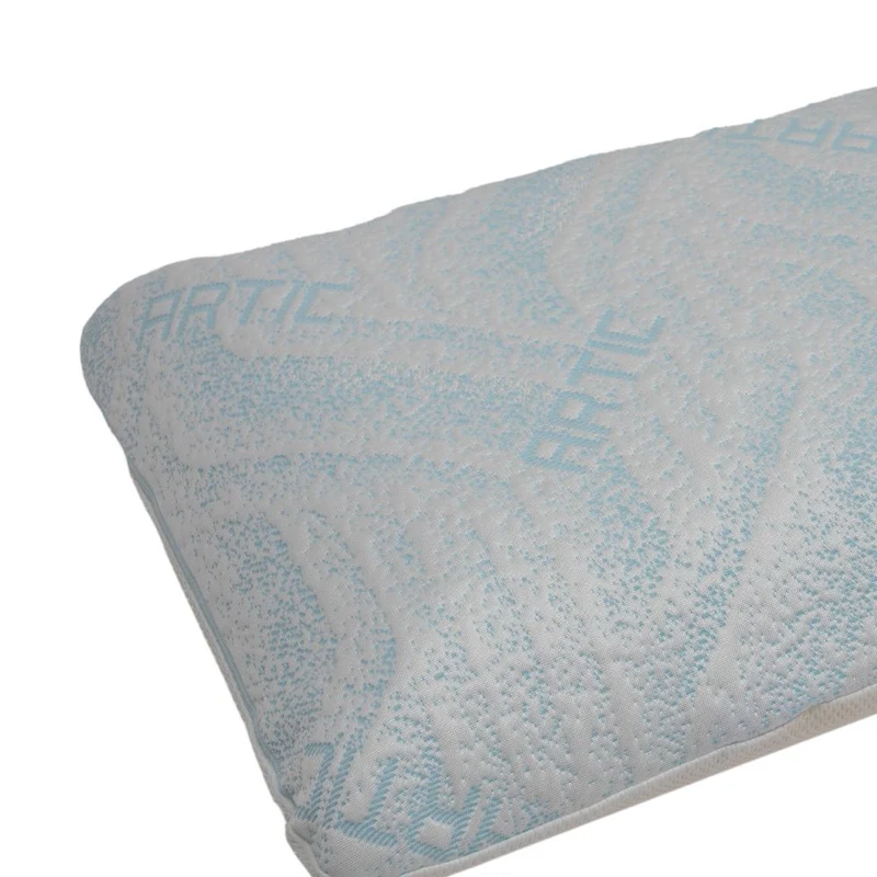 Cuscino in memory foam con federa removibile colore bianco 72x42x13H cm