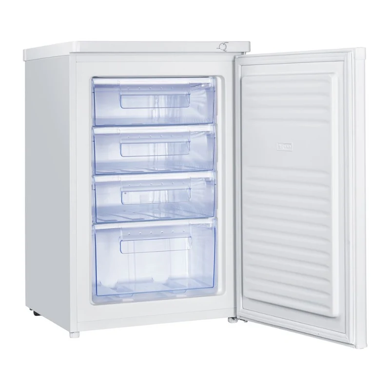Congelatore verticale porta reversibile e cassetti 91 lt bianco - Daya DCV12SM3WE0
