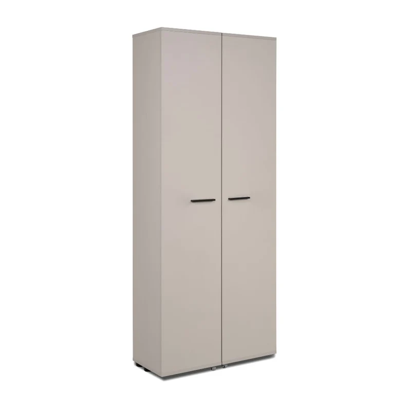 Scarpiera 2 ante con scomparti colore cashmere 74x181H cm - Magika