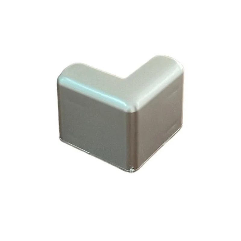 Angolare esterno in alluminio per alzatine da cucina 25 mm