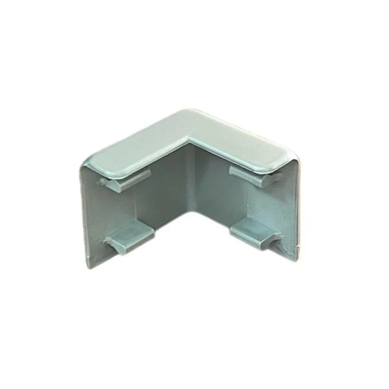 Angolare esterno in alluminio per alzatine da cucina 25 mm
