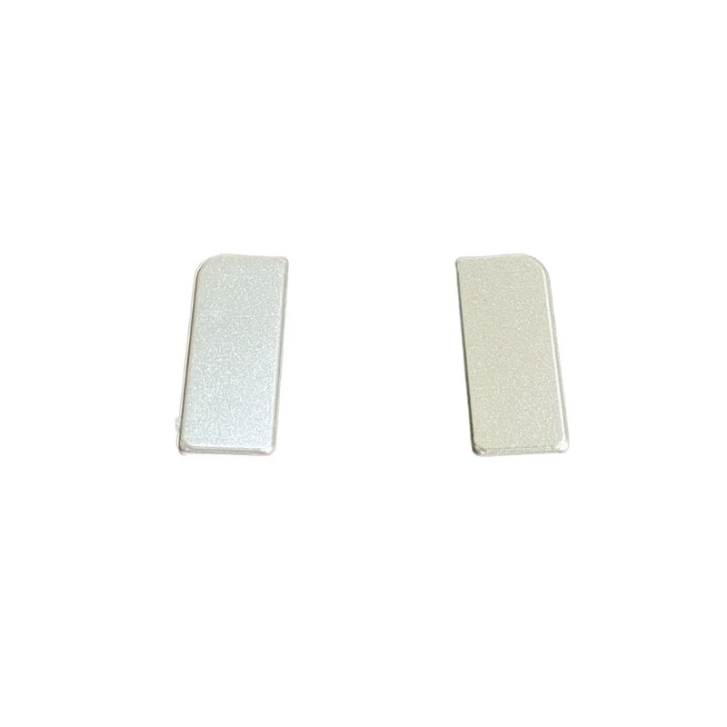 Coppia tappi in alluminio per alzatina da cucina 25 mm