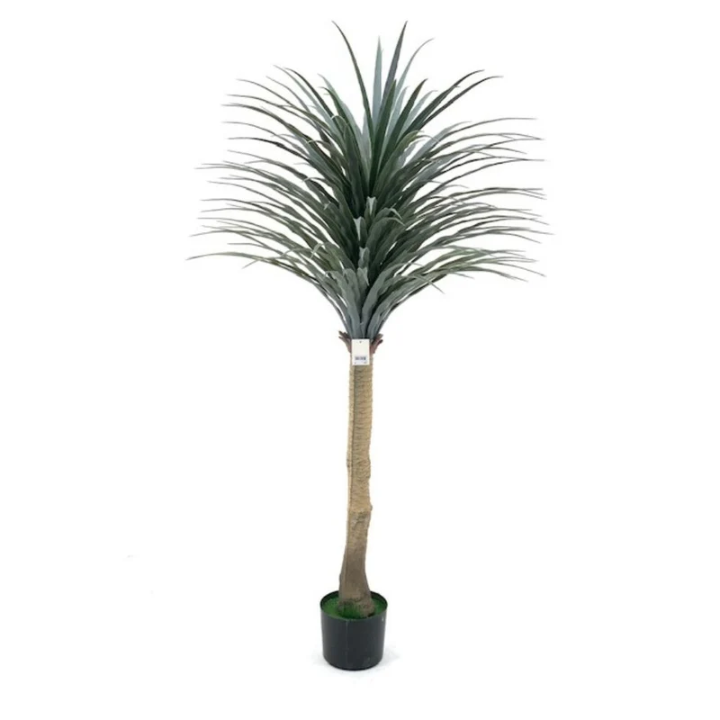 Pianta artificiale Dracena effetto realistico 27 foglie con vaso 150H cm