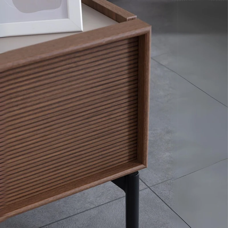 Camera da letto con letto contenitore e armadio con specchi colore beige e kaplan - Vega