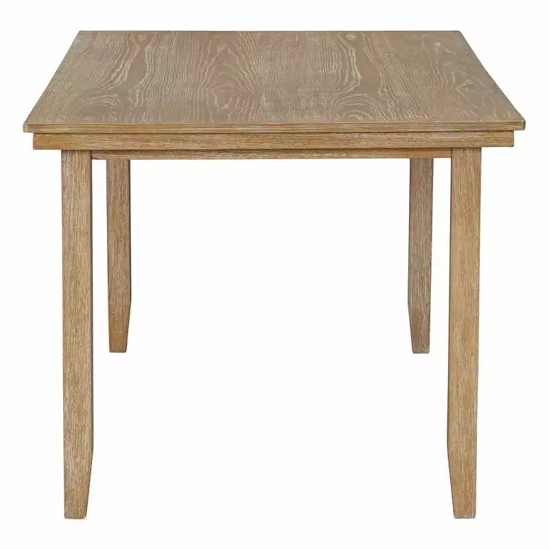 Ensemble de salle à manger rustique Whisen 6 pièces en bois avec 4 chaises et un banc