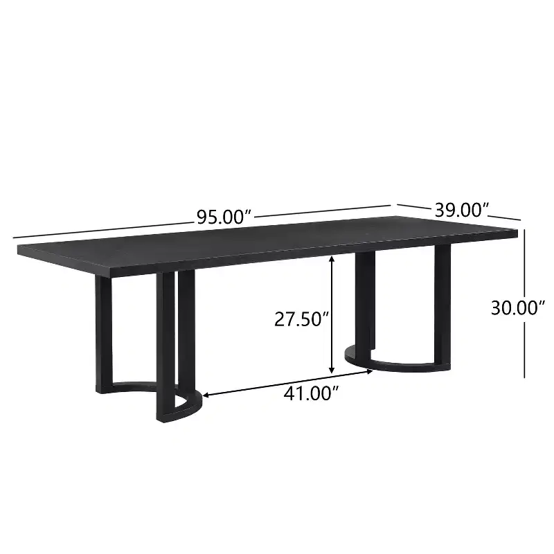 Christopher Knight Home Harish Ensemble de salle à manger moderne 7 pièces en bois d'hévéa rembourré en lin avec table rectangulaire