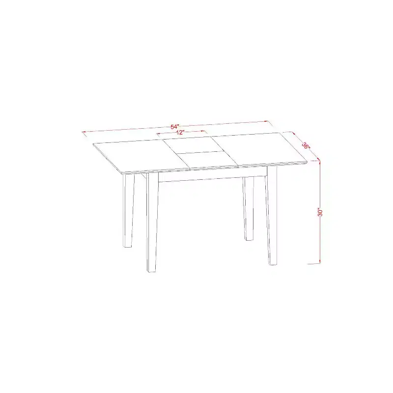 Petit ensemble de salle à manger - Table de cuisine avec chaises et banc - Style sud-ouest - Idéal pour les petits espaces