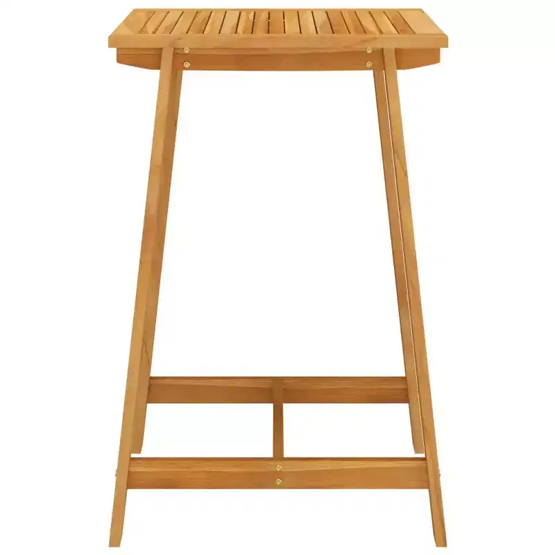 vidaXL Ensemble de bar d'extérieur Bois d'acacia massif Naturel Résistance moyenne