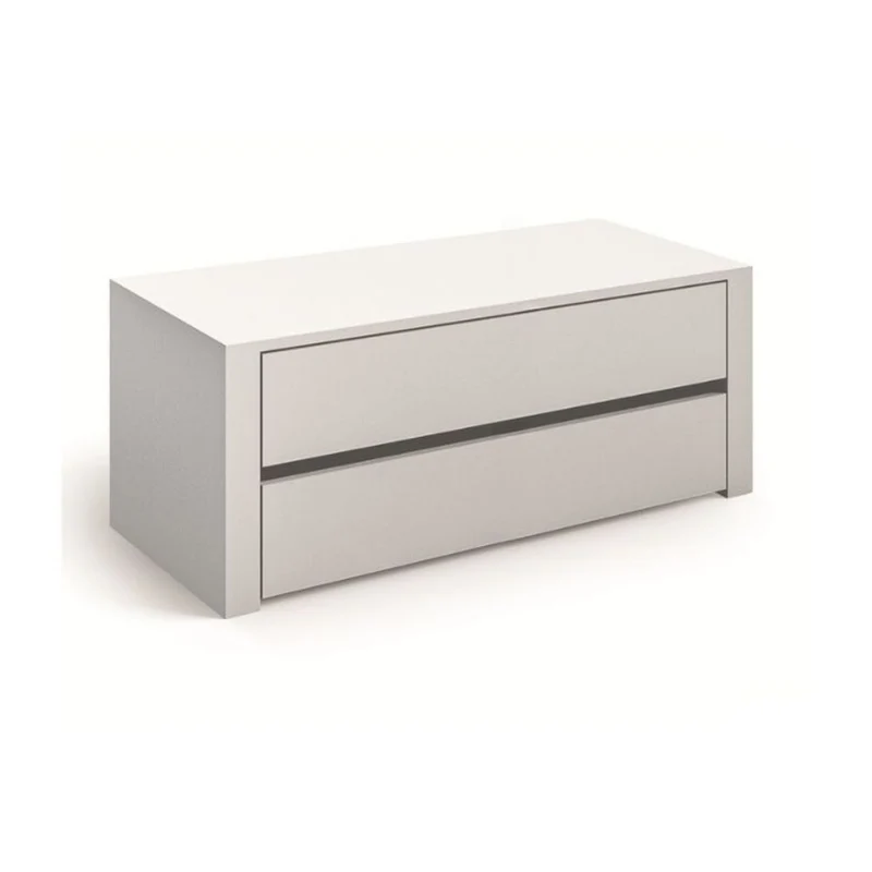 Cassettiera interna per armadio con 2 cassetti colore bianco 83,6x44,5x43H cm - Alice