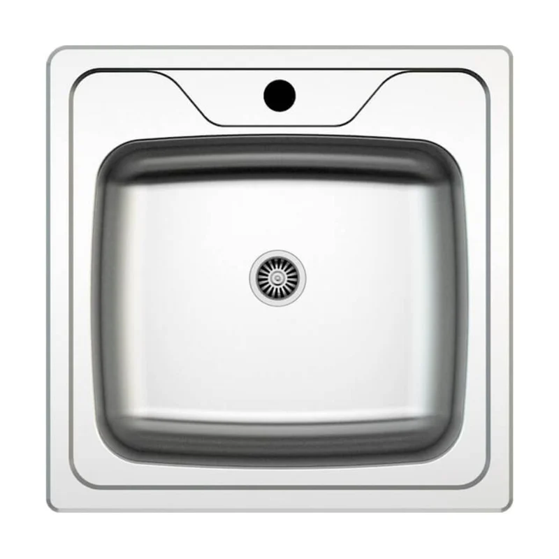 Cucinino con 2 ante colore bianco larice lavello e piano cottura 80x60x85H cm