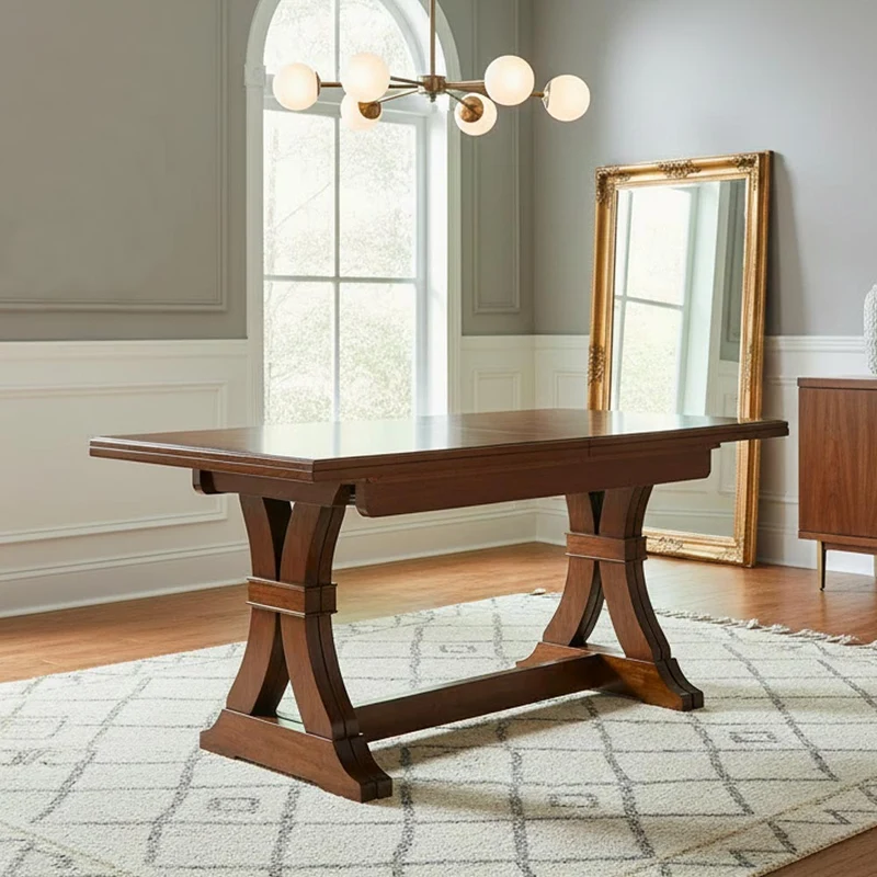 Tavolo allungabile in legno massello 180x79H cm - Polignano