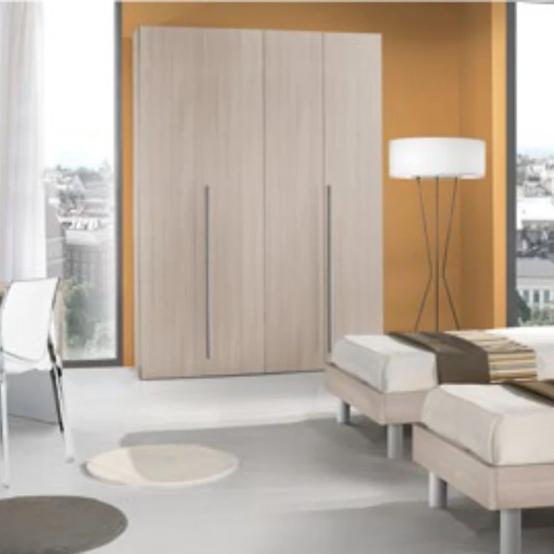 Armadio con 4 ante colore olmo perla 161x240H cm - Saturn