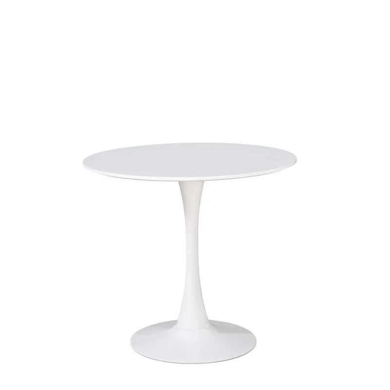 Tavolo rotondo colore bianco 90x73H cm - Derek