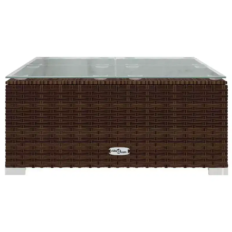 vidaXL Salon de jardin marron, vert
