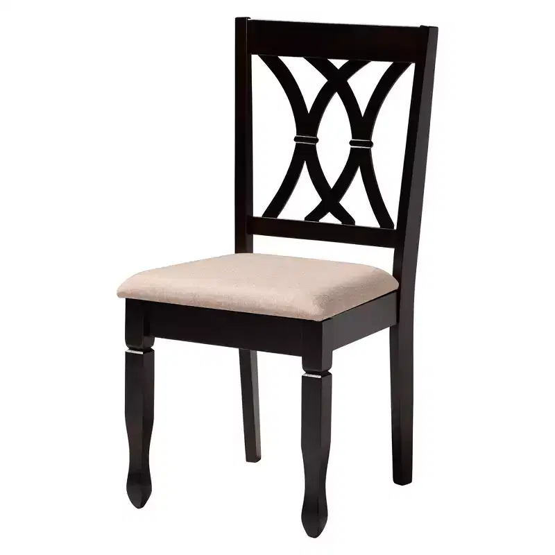 Baxton Studio Aggie, ensemble de 5 meubles de salle à manger modernes en bois