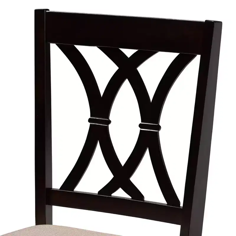 Baxton Studio Aggie, ensemble de 5 meubles de salle à manger modernes en bois