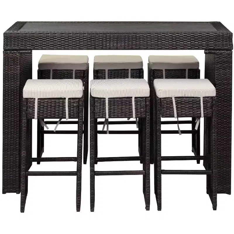 Ensemble de bar Sanders - Intérieur/Extérieur - PAT2502 - Safavieh