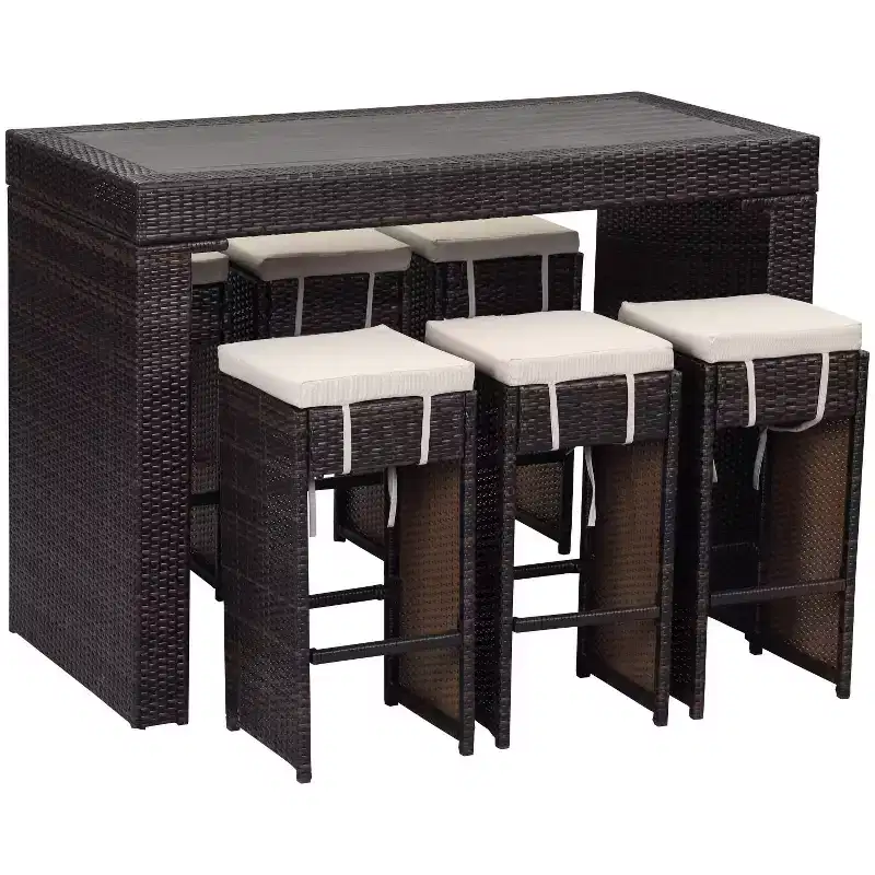Ensemble de bar Sanders - Intérieur/Extérieur - PAT2502 - Safavieh