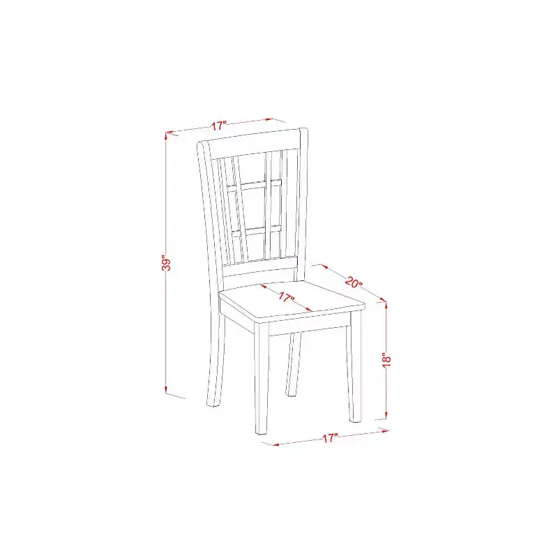 Ensemble table de salle à manger élégante pour 2 personnes - Table de cuisine avec chaises, bois dur asiatique, conception à abattants, gain de place