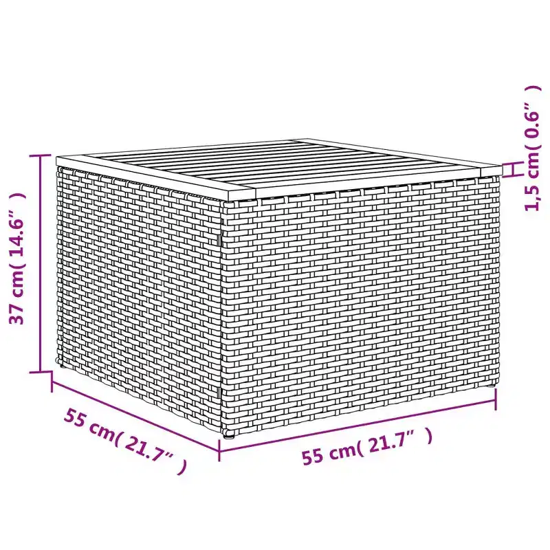 vidaXL Ensemble de canapés de jardin 8 pièces avec coussins en résine tressée