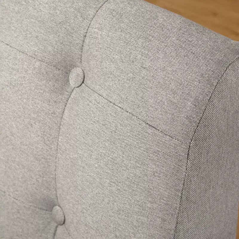 Buylateral Ensemble de salle à manger 4 pièces Playmate Mid-Century Modern Upholstered Breakfast Nook Noyer Meubles rembourrés polyvalents, Hévéa