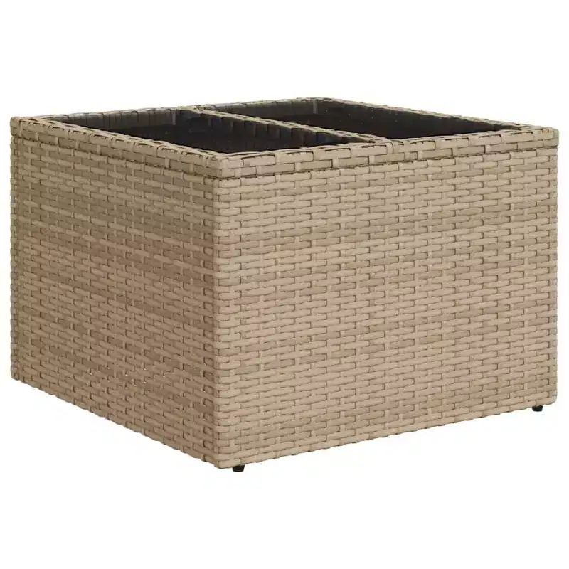 vidaXL Salon de jardin 11 pièces avec coussins en rotin synthétique modulable