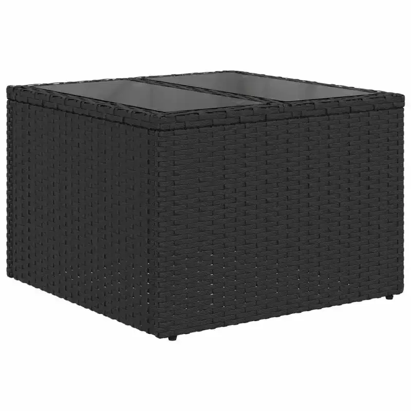 vidaXL Salon de jardin 11 pièces avec coussins en rotin synthétique modulable
