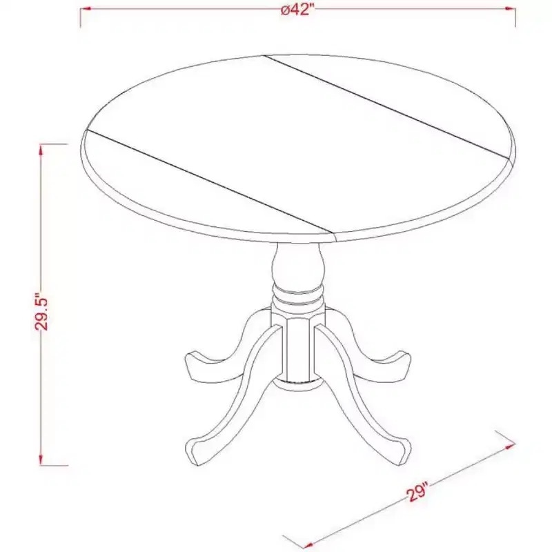 Ensemble table de salle à manger ronde à rallonges HomeStock avec 2 chaises finition chêne