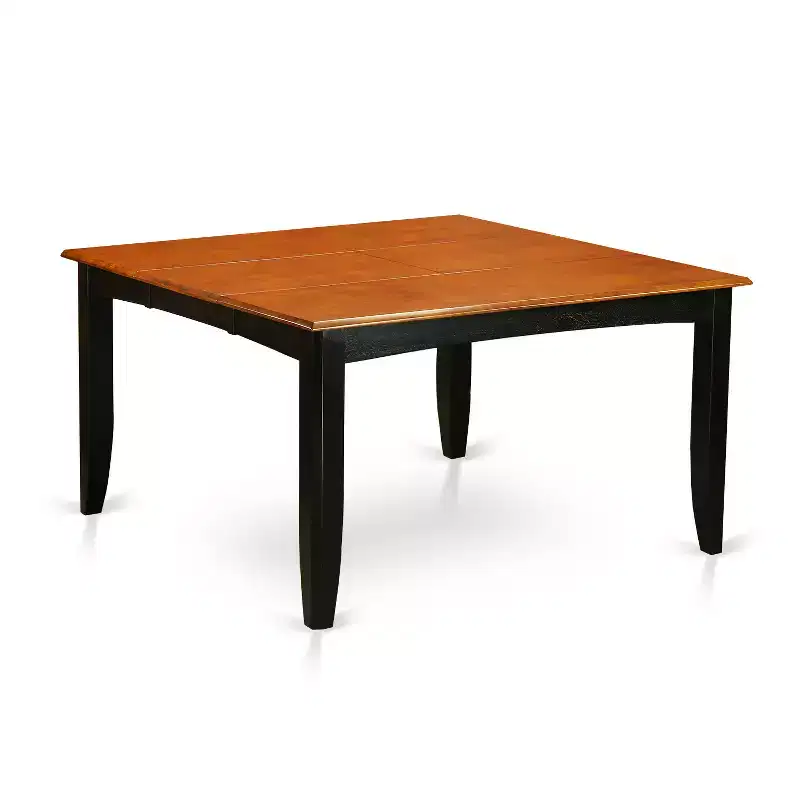 Ensemble de salle à manger 5 pièces moderne - Table et 4 chaises - Finition cerisier noir - Ensemble de cuisine pour petits espaces